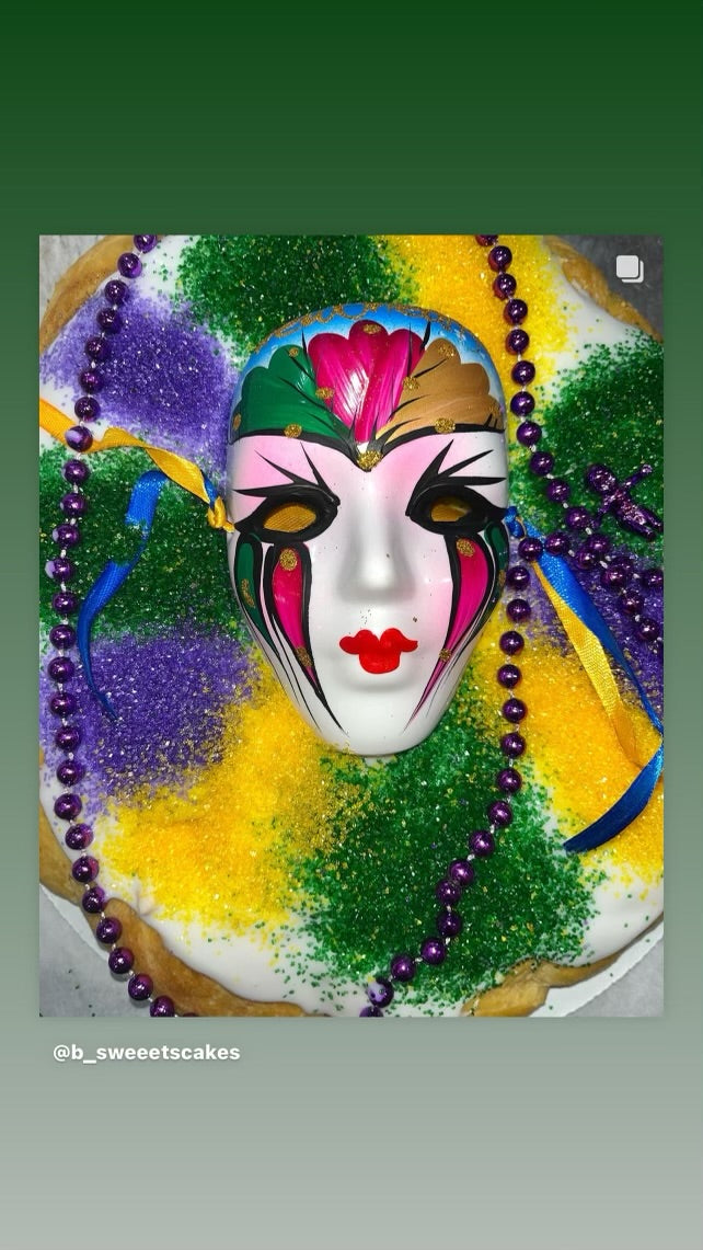 BOUGIE B SWEET TRADITIONAL KING CAKE W/ICING MINI